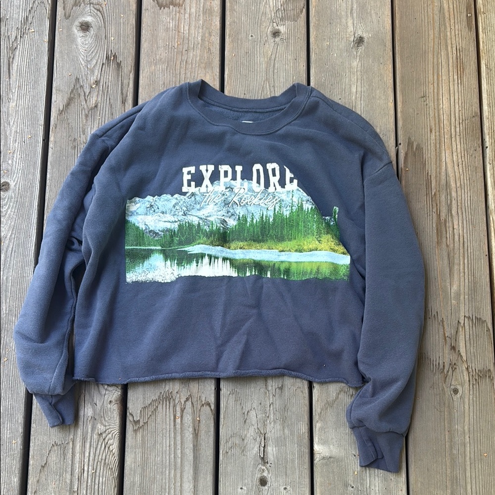 Grayson Threads (Target Brand) Cozy Blue Sweatshirt